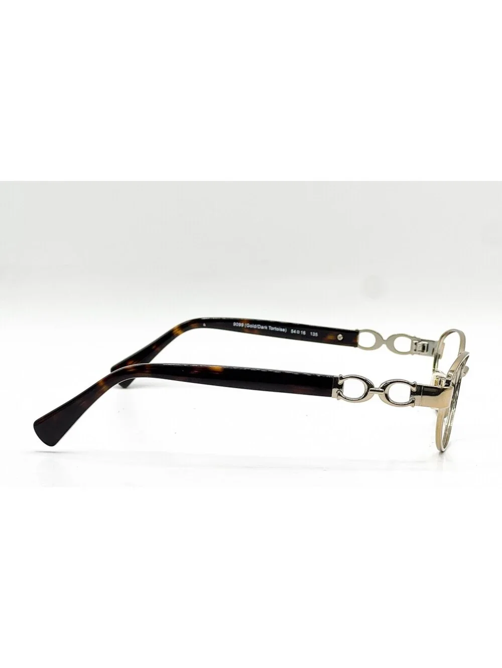 Coach HC 5062 9099 Gold Dark Tortoise Full Rim Eyeglass Frames 54-16-135